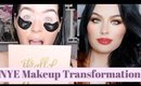 NYE Makeup Transformation! New Years Eve  Makeup Tutorial 2019
