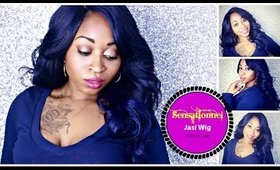 Sensationnel Natural Curved Part Lace Wig JASI | Beautiful Yaki Textured Wig  | Sistawigs