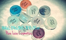 ❤ HAUL ONLINE + REVIEW: Pure Luxe Cosmetics (Enero '13) ❤