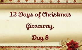 Day 8 - 12 Days of Christmas Giveaway