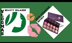 Vlogmas 18 - BEAUTY CHAMBER Neve Cosmetics Blushissimi palette - REVIEW