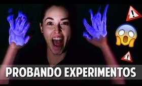 FUEGO FRIO EN TUS MANOS! - Probando trucos de INTERNET | Kika Nieto