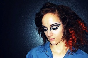 Makeup I did for a fashion show. Hair by Rock Paper Scissors Salon!