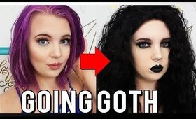 15 Minute 'Goth' Makeup Tutorial #GothUpForSophie