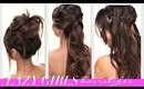 ★4 EASY Lazy Girl's BACK-TO-SCHOOL HAIRSTYLES | CUTE BRAIDS + MESSY BUN HAIRSTYLE