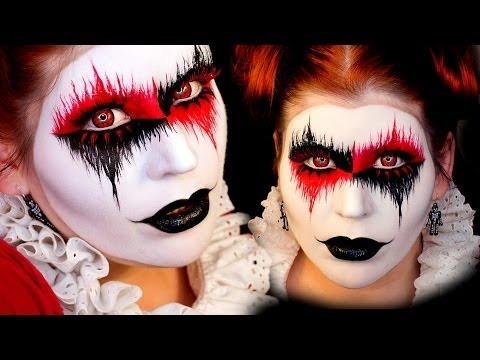 Harley Quinn Halloween Makeup Tutorial | goldiestarling Video | Beautylish