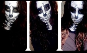 Scary Skeleton - Halloween Makeup 2012