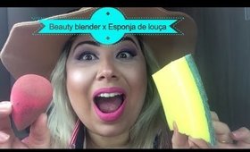 Esponja de Louça ou Beauty Blender