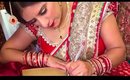 Indian Gujarati Wedding Video Blog | GRWM | Red Saree| Nisha Davdra