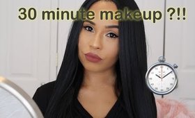 GRWM : EASY 30 MIN MAKEUP | MAKEUPBYFASHIONSVIXEN