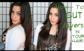 How To Cut Layers in your Hair Updated