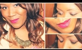 2014 Valentine's Day Makeup Tutorial - Flirty Pink With Mac's RiRi Pleasure Bomb