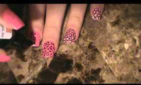 TUTORIAL Cheetah Print Nails