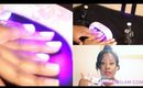 DIY: AT HOME GEL NAILS SO EASY/SIMPLE MADAM GLAM|survivingbeauty2