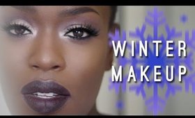 Winter Makeup | Dark Skin Dark Lips