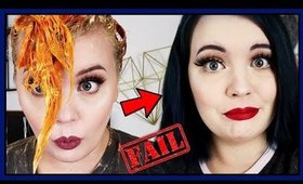 Navy Hair Color Fail | Hair Dye Transformation