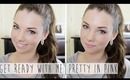 Get Ready With Me | Pretty in Pink- Sping Makeup & High Ponytail