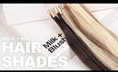 Milk + Blush Hair Extension Colours | How To Choose Your Hair Extension Shade