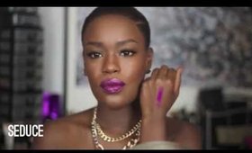 Purple Lipstick Try on | Revlon Loreal Maybelling LA Girl