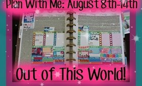 Plan With Me August 8th-14th: Out of This World! | 7BearSarah