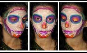 Colorful Skull | Halloween Makeup Tutorial ♥