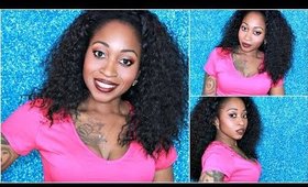 BEST $27 BRAZILIAN WATER WAVE WIG!  | "Anya" 4041F New Born Free Half Wig| Blending & Review