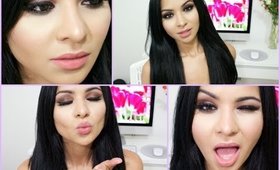 GRWM: Hair + Brown Matte Smokey Eyes