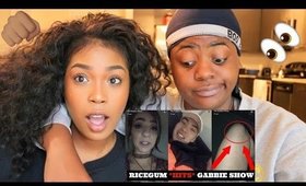 RICEGUM HITS "THE GABBIE SHOW" DISS TRACK REACTION