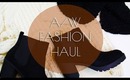 A/W Fashion Haul