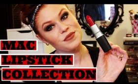Mac Lipstick Collection & Try On!