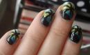 Palm Tree Nail Tutorial - Elle and Blair's Contest Entry!!