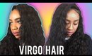MY FIRST FRONTAL WIG!! | Aliexpress Virgo Hair Company  Wet & Wavy with Frontal Review