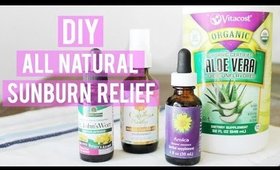 DIY: All Natural Sunburn Relief Spray | Kendra Atkins