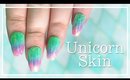 Unicorn Skin nail art
