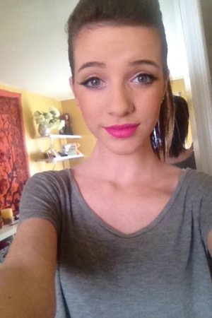 My prom makeup from 2013. 