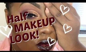 cute 1/2 makeup look #2| allergies attack|TriciaNicole