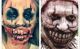 American Horror Story: Freak Show Clown Inspired Makeup