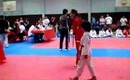 tae kwon do tournament-board breaking