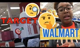 Target vs Walmart | BACK TO SCHOOL SHOPPING!
