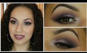 Lilac Glitter - Makeup tutorial | ChristineMUA