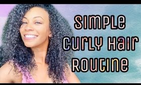 2020 Simple Curly Hair Routine | Wash & Go | Jessika Fancy