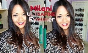 Milani's UltraFine Waterproof Eyeliner (Swatches)