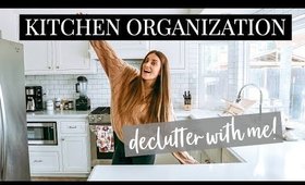 Kitchen Organization & Clean Out! DECLUTTER WITH ME! | Kendra Atkins