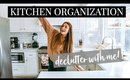 Kitchen Organization & Clean Out! DECLUTTER WITH ME! | Kendra Atkins
