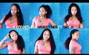 How I Style BOX BRAIDS | 6 Quick & Easy Hairstyles  in 5 Minutes ! ft FNH GLS01
