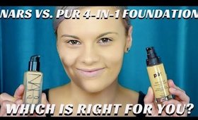 Best Medium Coverage Liquid Foundation NARS VS. PUR COSMETICS FOUNDATION Pt. 2 - mathias4makeup