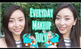 [Eng] My Everyday Makeup and Going Out Makeup☆July 2016☆毎日のメイク＋ちょい足し ７月