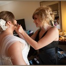 Getting the bride ready 