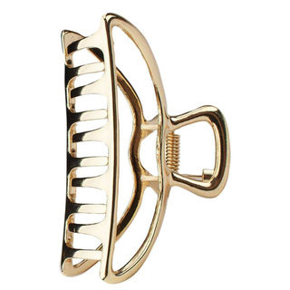 Open Shape Claw Clip Gold