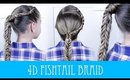 HOW TO: FOUR 4D FISHTAIL BRAID